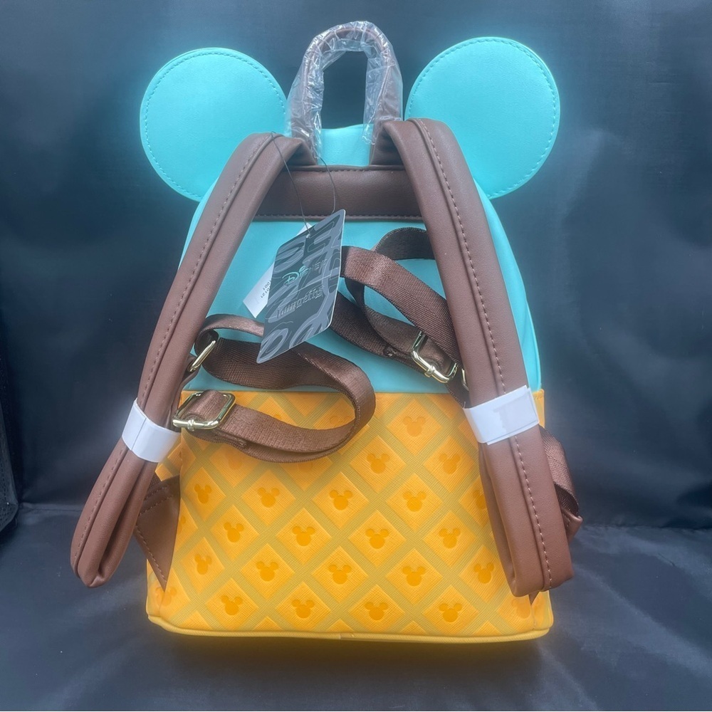 Loungefly Mickey & Minnie Ice Cream Mini Backpack - Picture 4 of 5